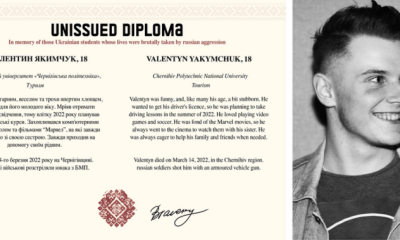 Exhibition honouring Ukrainian students killed in war available at Western University - London