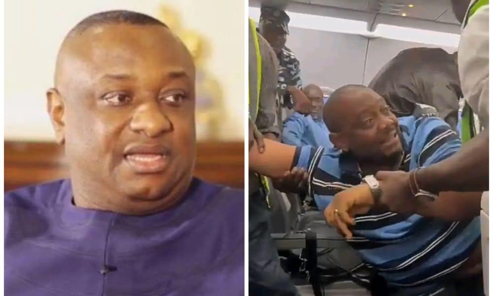 Keyamo Reacts As Security Agents Evacuate 'Obidient' Opposing Tinubu's Swearing In From Flight
