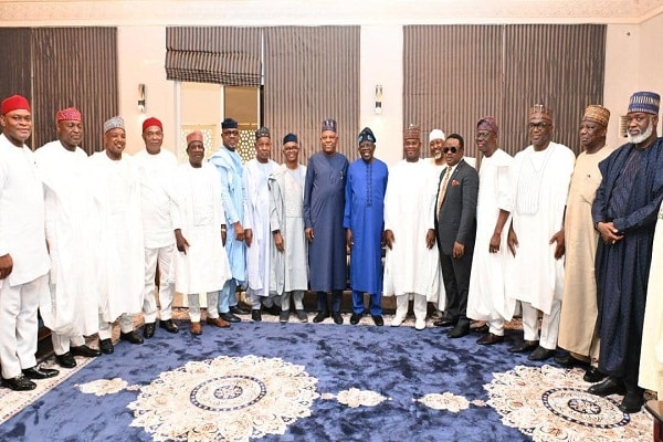 List Of APC Governors Who Attended Meeting With Tinubu