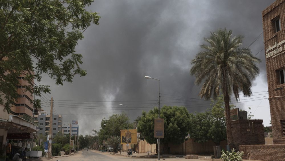What sparked the violent struggle to control Sudan's future?