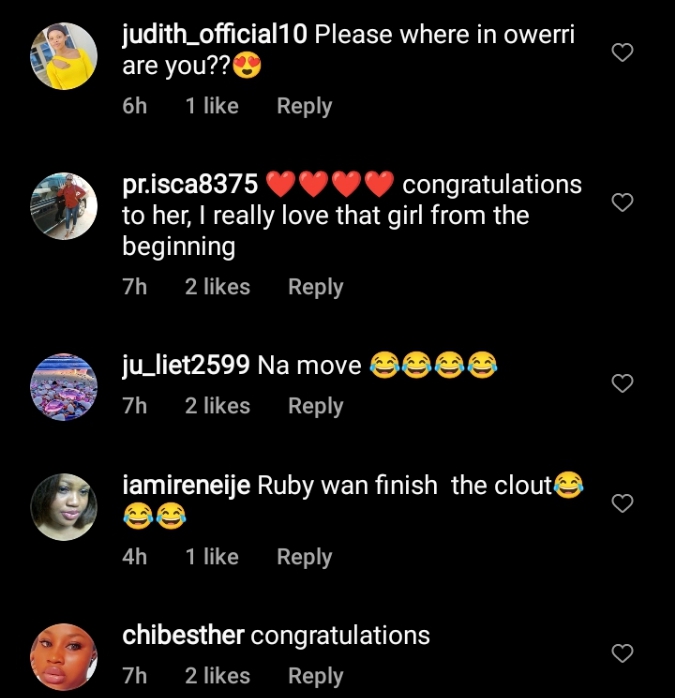 So it’s true – Fans react as Mr Ibu, Ruby Ojiakor storm Owerri over Jasmine’s engagement to Ken Erics [Video]