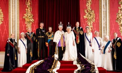 Coronation portraits unveiled, showing off gowns once hidden by regal robes - National