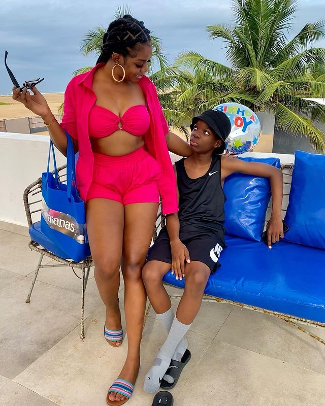 1684074520 513 Wizkids baby mama marks sons 12th birthday in style