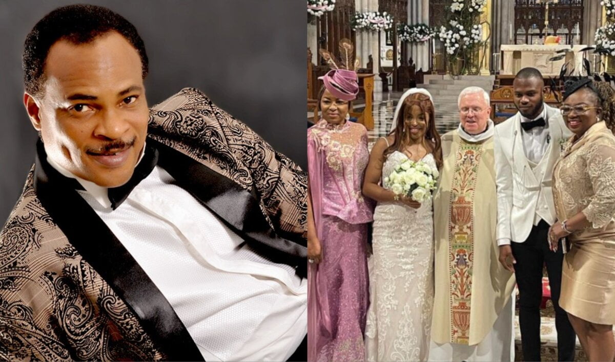 Fred Amata absent as son Oreva Amata weds in New York (photos)
