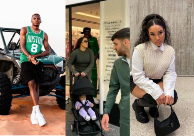 Photos Of Victor Osimhen's Stunning German Girlfriend and Mother of His One-Year-Old Daughter Surfaced Online