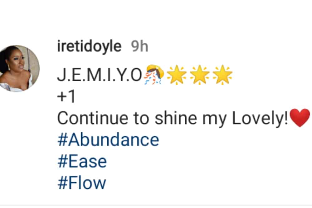Ireti Doyle pens lovely note to daughter as she turns 19
