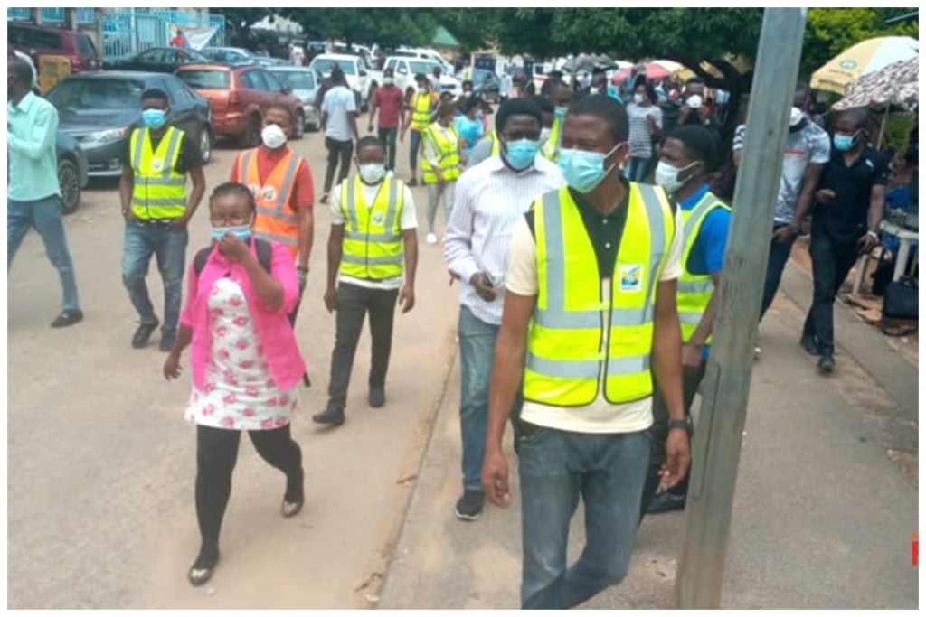 Health workers protest in Abuja, threaten strike