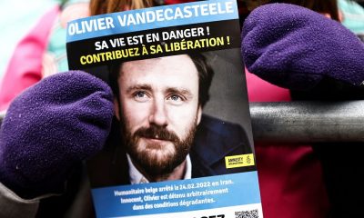 NGO worker Olivier Vandecasteele freed from imprisonment in Iran and 'on his way' to Belgium