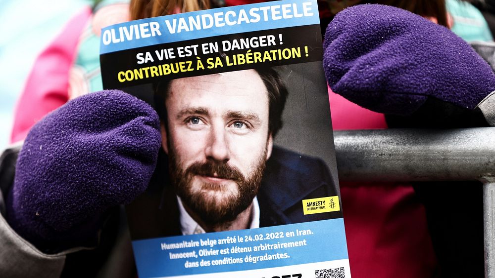 NGO worker Olivier Vandecasteele freed from imprisonment in Iran and 'on his way' to Belgium