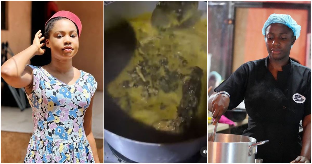"Oil no dey your soup"- Netizens mock Mercy Kenneth as she aims at breaking Hilda's record, she reacts -VIDEO