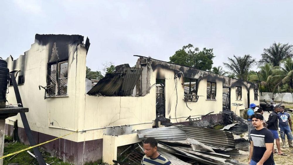 Police in Guyana think fire that killed 19 girls was started deliberately