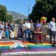 Penticton Indian Band elder blesses new rainbow crosswalk - Okanagan