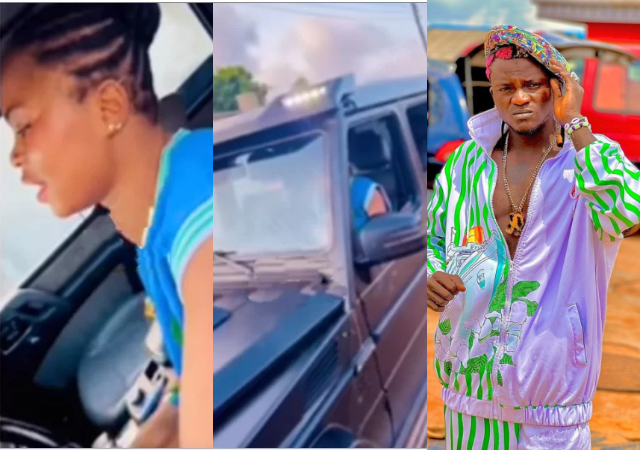 Portable allows his wife to take his Brabus G-Wagon for a ride [Video]