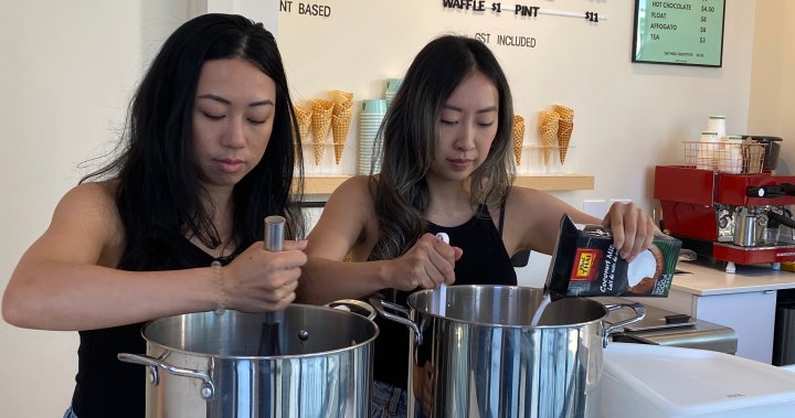 ‘A dream come true’: Calgary cousins enjoy sweet success with new ice cream shop - Calgary
