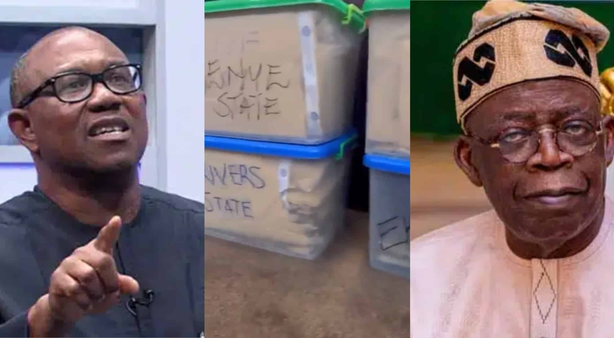 Moment Peter Obi Submitted Boxes Of Evidence Against Tinubu's Victory