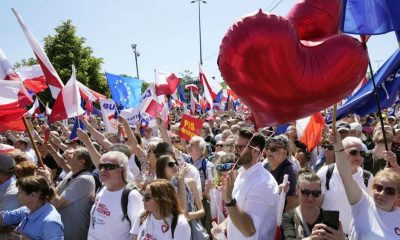 Thousands of Poles march in Warsaw to denounce government policies
