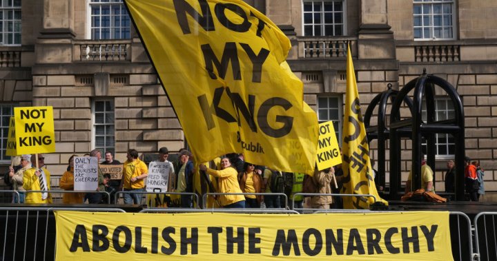 ‘Not my King!’: Protesters in Scotland boo, heckle King Charles - National
