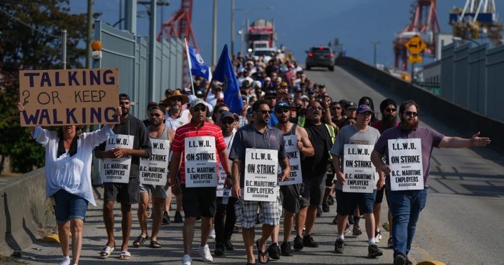 B.C. forestry sector calls for end to port strike