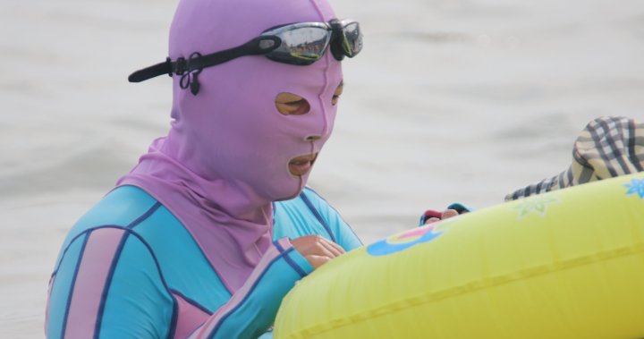 ‘Facekini’ trend taking off in China amid record-breaking extreme heat - National