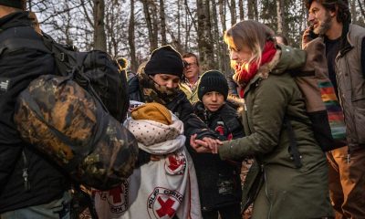 Hundreds of migrants fight for survival on the Polish-Belarusian border waiting to cross into the EU