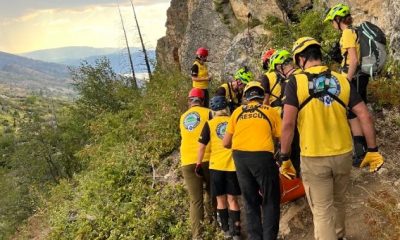 Injured rock climber rescued near Kelowna, B.C., after falling 30 feet - Okanagan