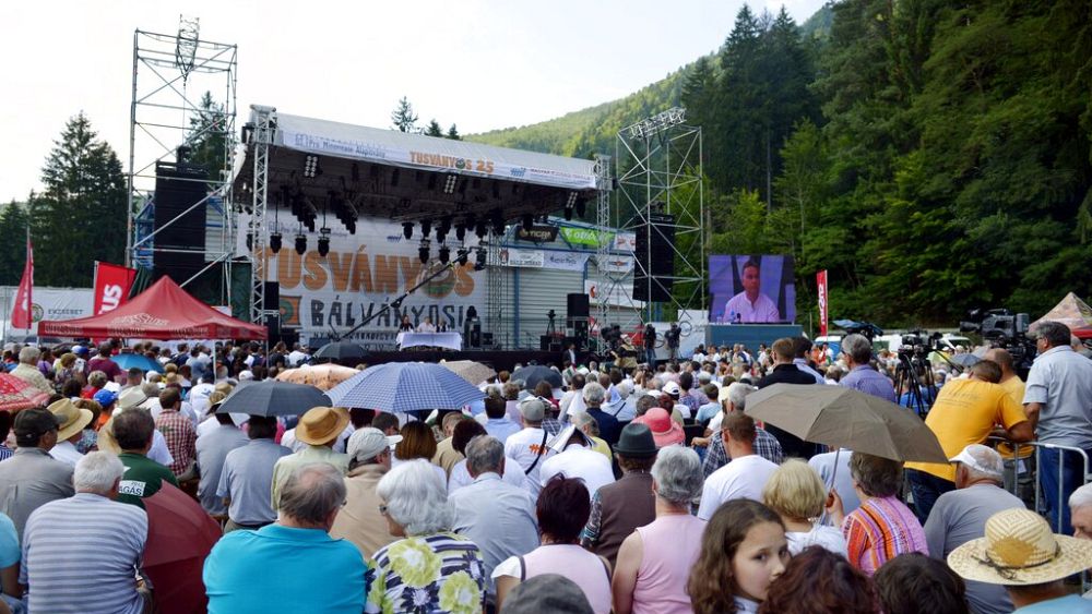 'LGBT+ offensive': Viktor Orban criticises EU at Transylvania festival