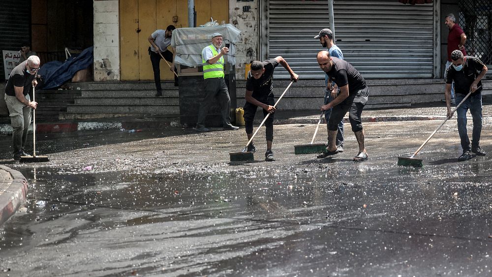 Palestinians survey destruction after most intense Israeli West Bank raid in decades