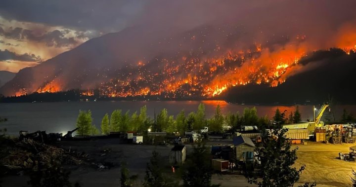Evacuation order issued due to wildfire burning near Adams Lake: officials