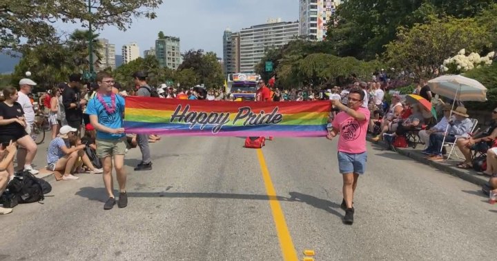 Thousands partake in Vancouver’s Pride festival highlighted by popular parade - BC