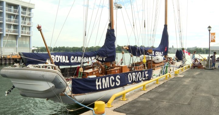 Crawford Wharf hosts Kingston visit by 102-year-old Royal Canadian Navy ship - Kingston
