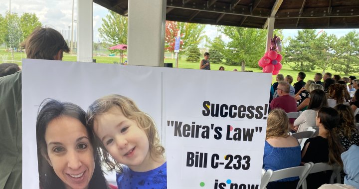 Supporters celebrate passing of Keira’s Law, aimed at battling domestic abuse