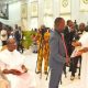 Drama As Security Aide Blocks Shaibu From Greeting Obaseki (Photos)