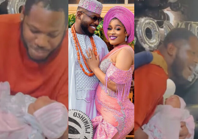 Adorable moment Frodd finally reunites with wife; meets new born daughter Elena for the first time