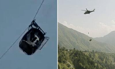 All 8 people rescued from cable car dangling 275 m above Pakistan ravine - National