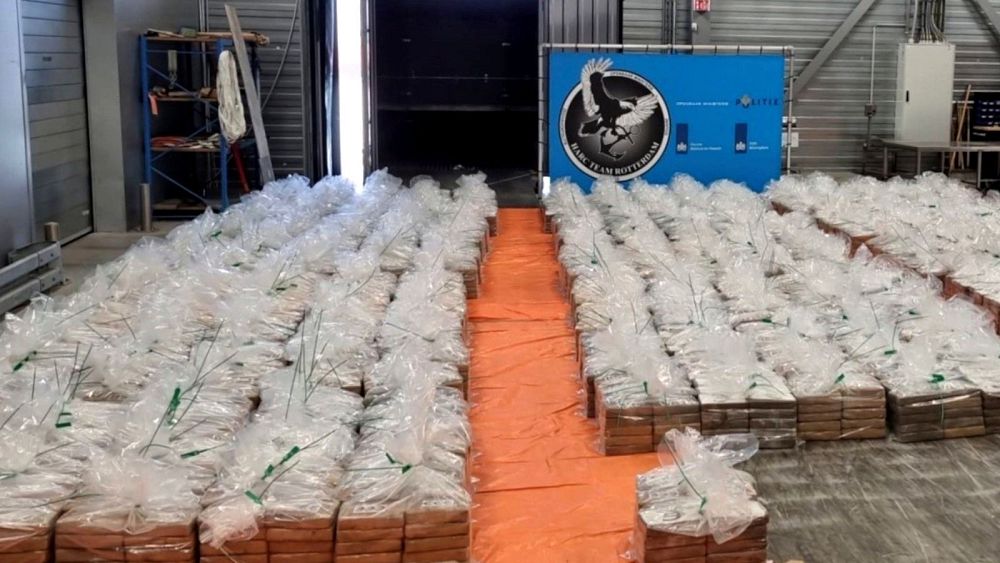 Customs officials in Rotterdam in Netherlands record for seizure of cocaine worth €600 million