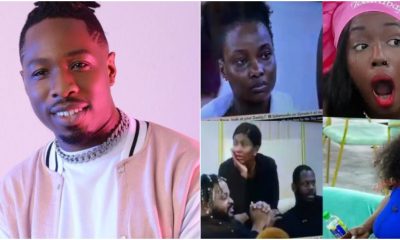 Housemates' facial reactions when Ike's actions were televised (Video)
