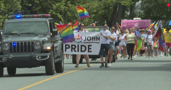 Hundreds celebrate LGBTQ2 community at Saint John Pride parade - New Brunswick
