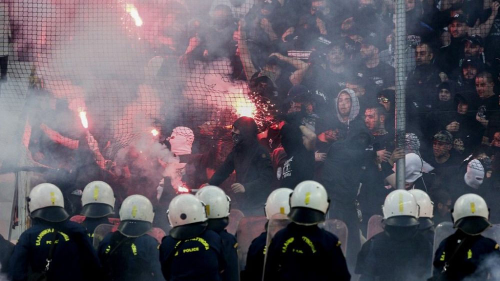 Night of mayhem: Stabbings, brawls and arrests mar Greece Croatia football game in Athens