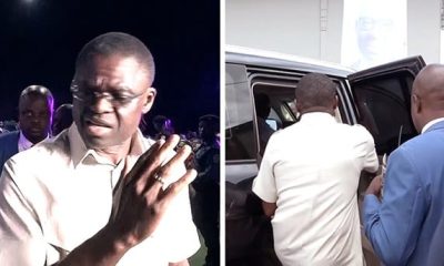 Reactions As Shaibu Storms Out Of State Event Venue After Security Officers Deny Aides Entry