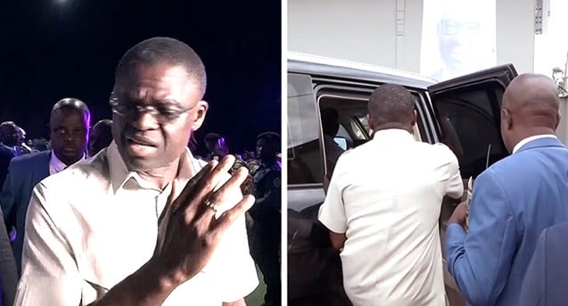 Reactions As Shaibu Storms Out Of State Event Venue After Security Officers Deny Aides Entry