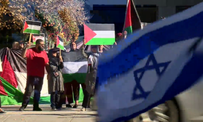 1 arrested following Calgary pro-Israel, pro-Palestine rallies - Calgary
