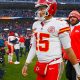 Broncos celebrate stopping Patrick Mahomes making history by trolling Travis Kelce with Taylor Swift song