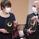 Fact-check: Did COVID vaccine scientists accept Nobel Prize wearing face masks?