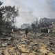 Israel Hamas War: Neighbourhood in southern Gaza in ruins after Israeli bombardment