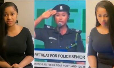 Singer Descushiel tenders apology for reciting national anthem wrongly during police retreat in Owerri- VIDEO