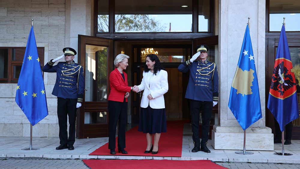 Von der Leyen vows to bring Western Balkan and EU economies 'closer' as four-day visit starts