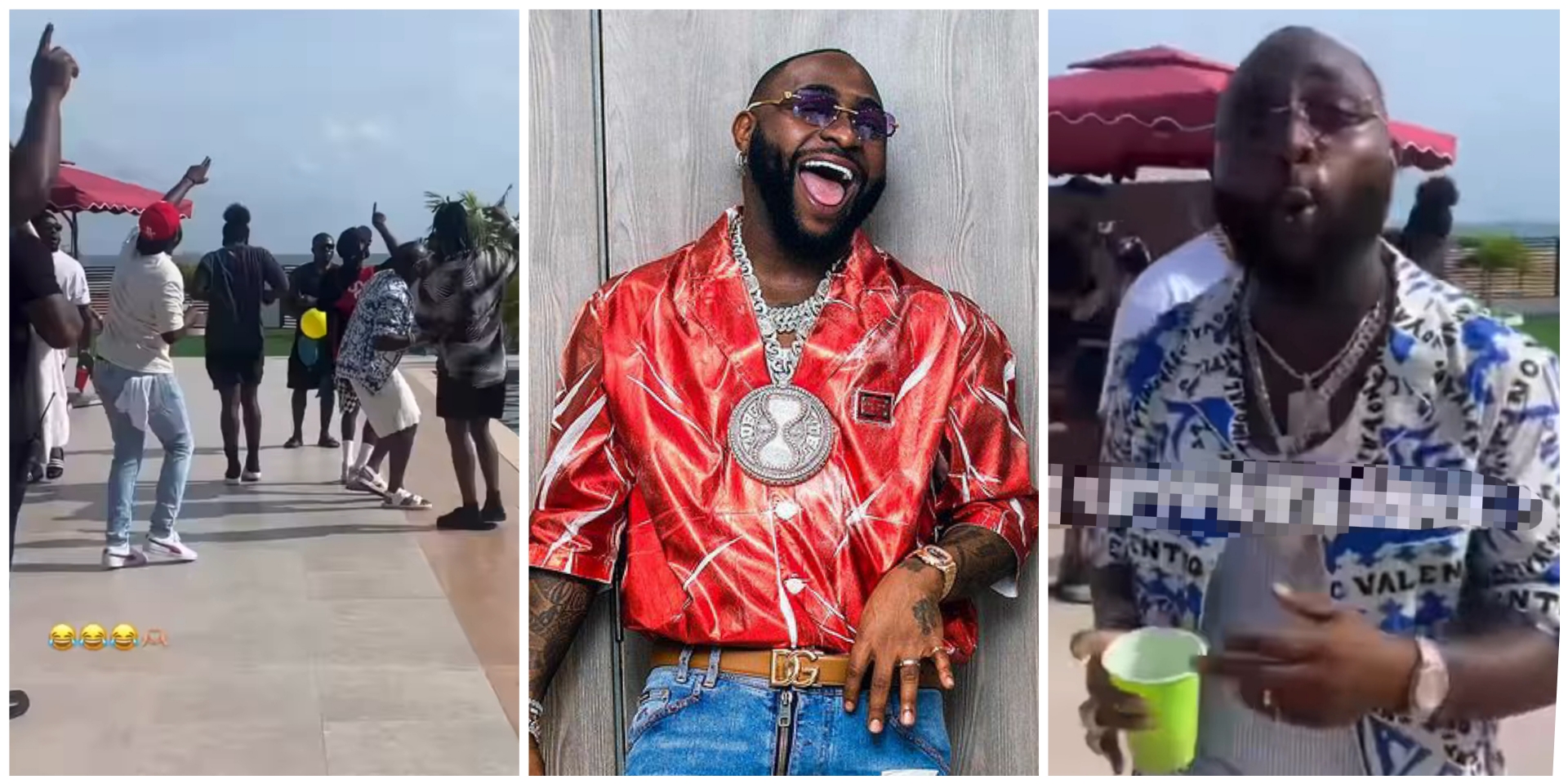 “He is afraid of…” – Video of Davido asking for a rare clip of his not to be posted online sparks reactions