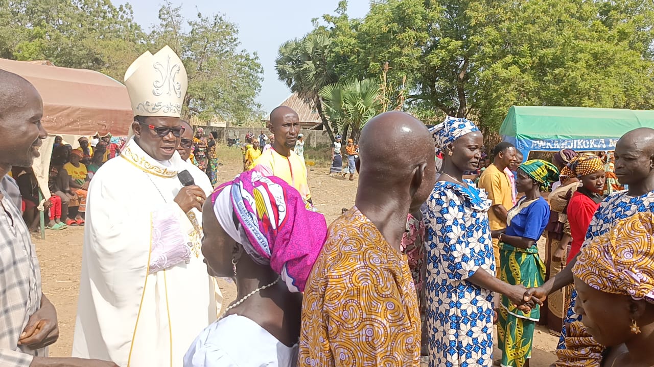 Mass wedding: Catholic bishop joins 30 couples in holy matrimony in Niger