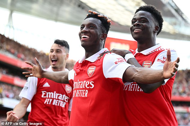 Nketiah, Saka and Martinelli only have a combined 10 goals, which is 10 less than City's attack