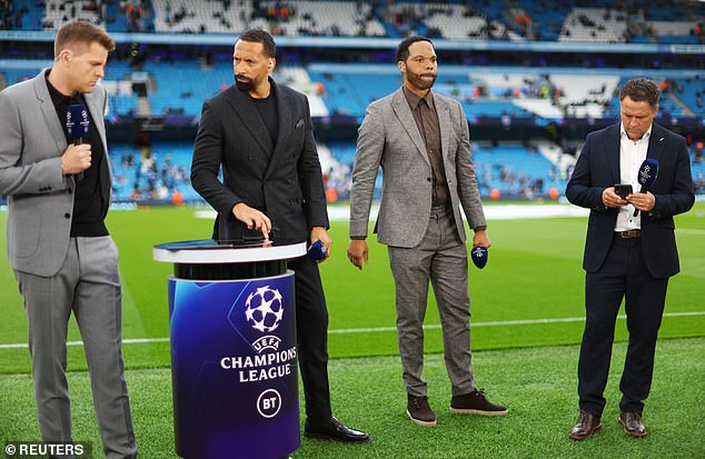 Humphrey (left) had hosted Champions League and Premier League coverage on BT Sport